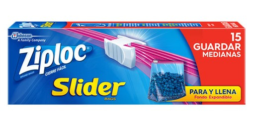 Bolsa Ziploc cierre facil ziper 15 und