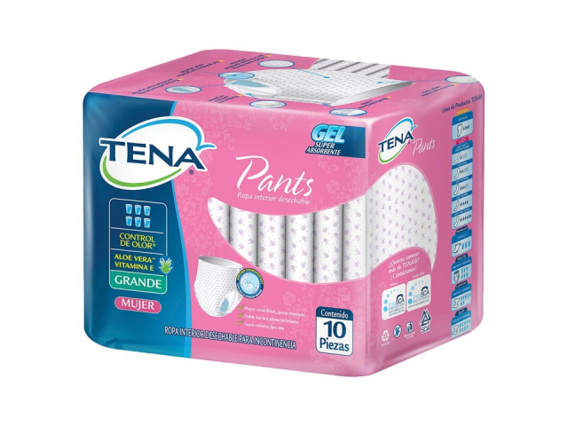 Ropa interior Tena mujer 10 und