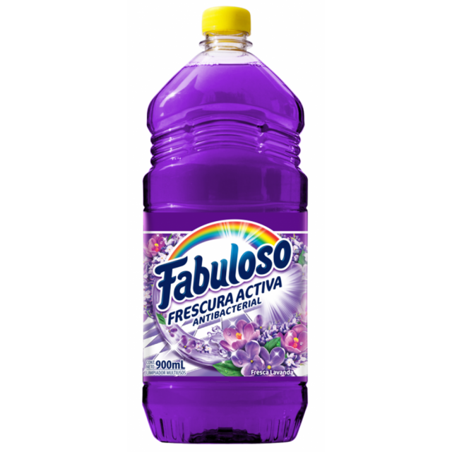 Desinfectante Multiusos Fabuloso Frescura Activa Antibacterial Lavanda 900 ml