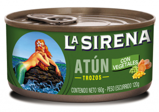 Atún vegetales La Sirena 140 g