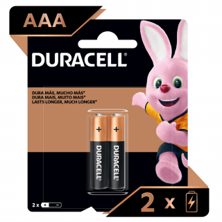 Baterías AAA Duracell 2 uds