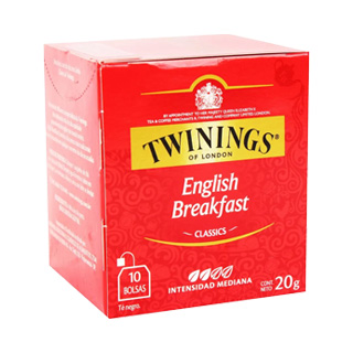 Té English Breakfast Twinings 10 uds