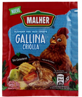 Consomé gallina criolla Malher 10 g 4 pack