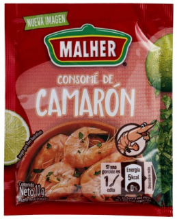 Consomé camaron Malher 10 g 4 pack