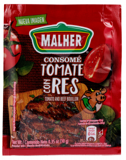Consomé tomate con res Malher 10 g 4 Pack