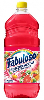 Fabuloso Frescura Activa Con Bicarbonato Cítricos Y Frutas 900 ml.