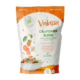 Vegetales California Blend, Brocoli, coliflor y zanahoria Vidassa 2 lbs
