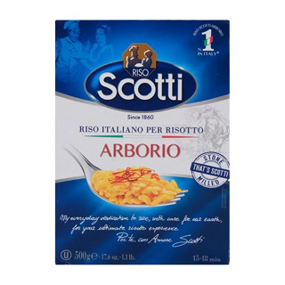 Arroz Arborio para risotto Scotti 500 g