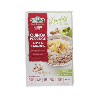 Cereal hojuelas quinoa con manzana canela Orgran 210 g