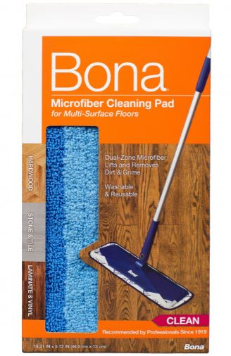 Limpiador pad microfibra repuesto mopa Bona 1 uds
