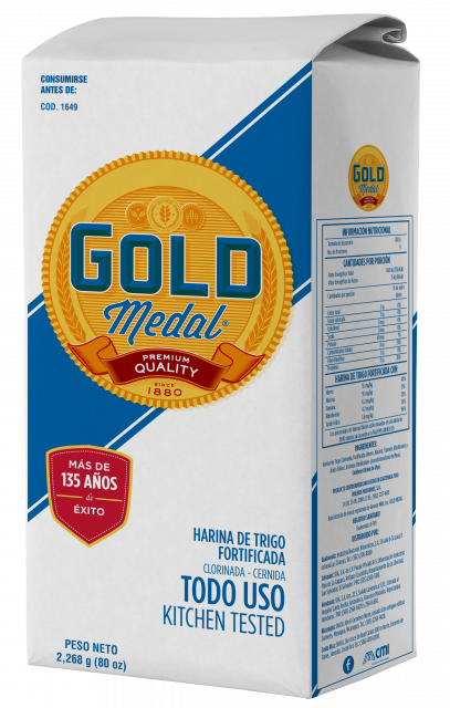 Harina de trigo Gold Medal 2268 g