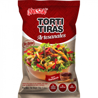 Torti Tiras Barbacoa Artesanal Sin gluten ¡Ya Está!