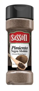 Pimienta Negra en Polvo Sassón 55 gr.