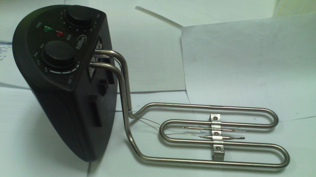 Freidora Electrica de 3 L. en acero inoxidable