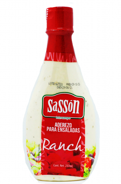 Aderezo Ranch Sassón 237gr.