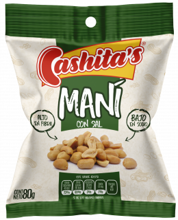 Maní con sal Cashitas 80 g