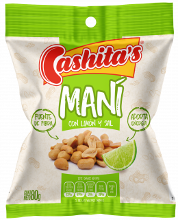 Maní con limón y sal Cashitas 80 g