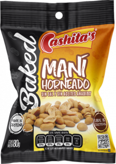 Maní horneado Cashitas 80 g